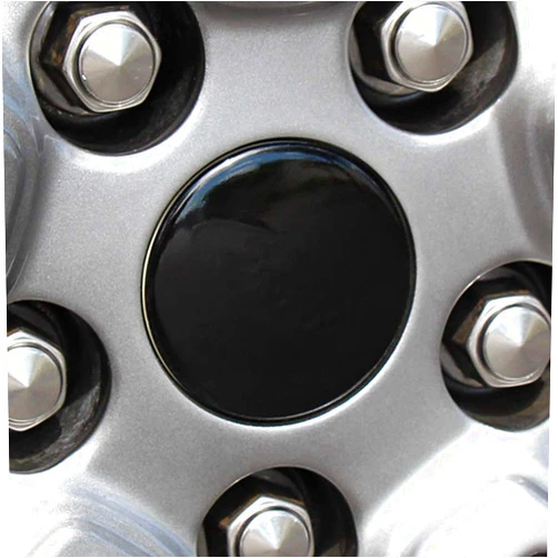 BocaDecals.com BocaDecals Center Cap Insert Decals Compatible with and Fits Ford Fusion 2013-2020 Model Years (Glossy Black)