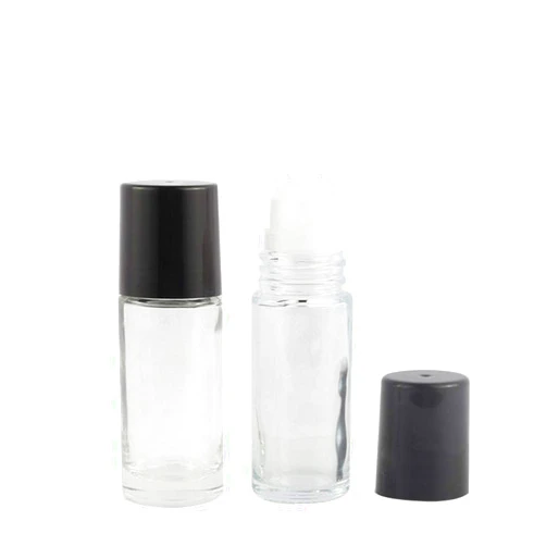 Wresty 30ml/1oz Roll On Glass Bottles,2 Packs Deodorant Bottles Essential Oil Roller Bottles Travel Size Deodorant Containers For Cosmetic Lotion Sunscreen Moisturizer
