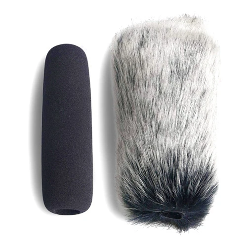 YOUSHARES VideoMic Deadcat Windscreen and Foam Cover - Outdoor/Indoor Mic Wind Cover for Rode VideoMic, NTG2, NTG1 and WSVM Microphone (2 Pack)