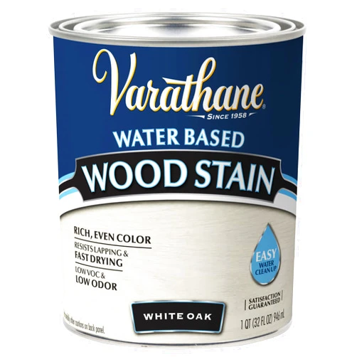 Varathane 384807 Water Based Wood Stain, Quart, White Oak