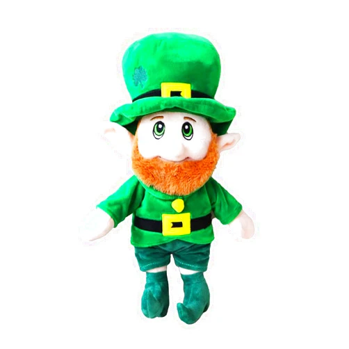 IlluOKey Leprechaun Plush Doll Toy for Kids, St Patricks Day Decorations, 16 Inches