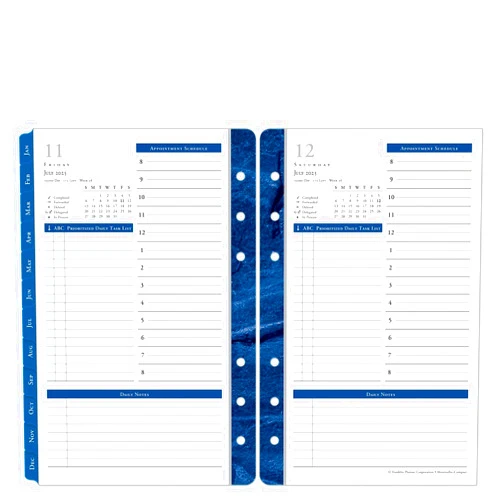 Franklin Covey FranklinCovey - Monticello One Page Per Day Ring-Bound Planner (Compact, Jul 2025 - Jun 2026)