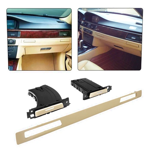 FEXON Cup Holder Divers & Passenger Side Retractable (3Pcs) Compatible with 2006-2013 BMW E90 E91 E92 E93 51459173469 51459173463 51457138797 Beige