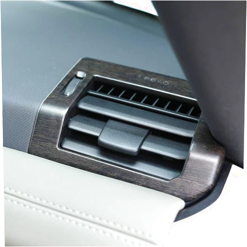 CHEYA ABS Dashboard Air Conditioning Vent Interior Car Accessories for Land Rover Defender 110 2020 (Oak Wood Grain)