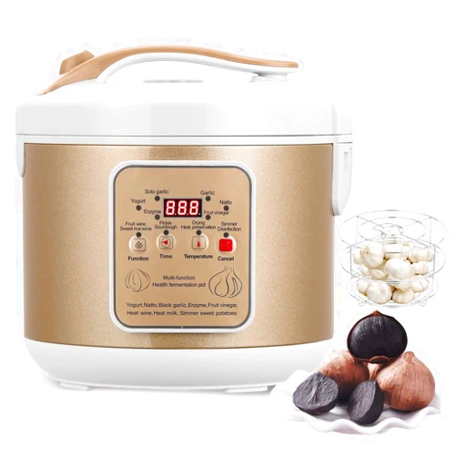 Moongiantgo 6L Black Garlic Fermenter, Automatic Intelligent Fermenter Machine for Natto, Yogurt, Kimchi, Fruit Wine, Garlic Cooker with Precise Time Temperature Control, 110V