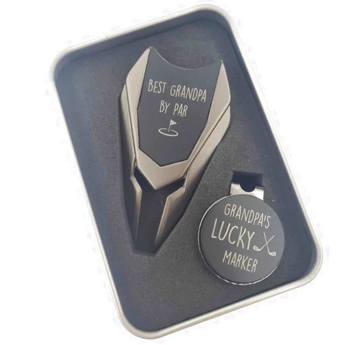 Pretty Inappropriate Best Grandpa By Par Divot Tool Set, Golf Gifts for Grandpa from Granddaughter, Golf Grandpa Gifts from Grandkids, Gift for Grandpa from Grandkids, Grandpa Baby Announcement, New Grandpa Gifts, Golfing