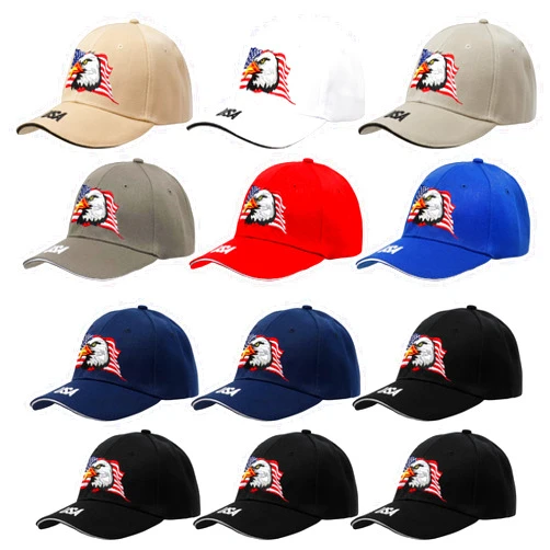 Falari Wholesale 12-Pack Baseball Cap Beanie Hat USA Designed and I Love Jesus Cap