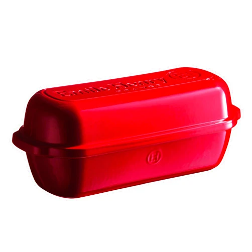 Emile Henry Italian Bread Loaf Baker | Burgundy