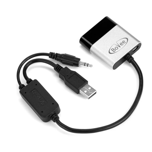 Bovee WMA3000B Wireless Bluetooth Music Interface Adaptor for in car iPod Integration (USB/AUX connector)