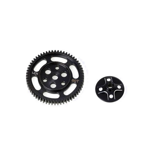 LCX Racing 1/10th RC Crawler Car Hard Steel Transmission Spur Gear 60T 32P for Axial SCX10 PRO, Upgrades Parts Accessories