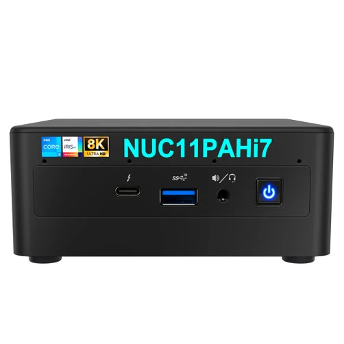Intel NUC 11 NUC11PAHi7 Home&Business Desktop Mainsteam Kit, Barebone, Core i7-1165G7 4-Core, 2.8 GHz–4.7 GHz Turbo, 28W Iris Xe Graphics, with US AC Cord. Add't Components Needed.