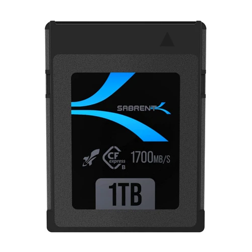 SABRENT Rocket CFX 1TB CFexpress Type B Memory Card R1700MB/s W1500MB/s (CF-XTBT-1TB)