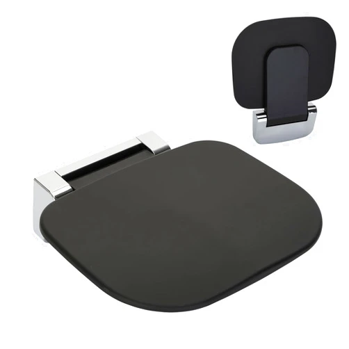 Yhaofu Foldable Shower Seat Wall Mounted – 400lb Shower Bench, Small Shower Spaces, 17