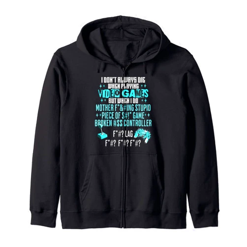 GameR hive Swag Funny Gamer Console Gaming Fans PC Gamer Video Games Zip Hoodie