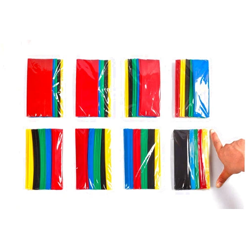 SummitLink 145Pcs Large Size Heat Shrink Tube Combo Pack Total Length 71ft Jumbo heat-shrink Tube 5 Colors 8 Sizes Assorted Tubing Wrap Sleeve Set