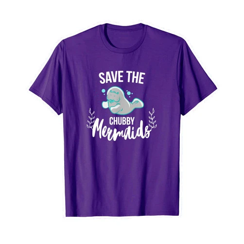 Madder Apparel - Animal Save The Chubby Mermaids T-shirt T-Shirt