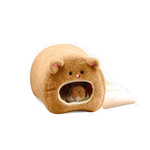Pethigh Rat Hamster Warm Bed House Cusion Fleece Hut Hanging Hammock Cute Toy Nest for Mini Small Animal Mice,Sugar Glider,Chinchilla,Dwraf Hamster