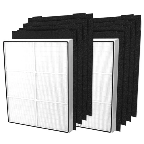 CHAMONNY AP510 & AP450 Filter Replacement, Compatible with Whirlpool Whispure 1183054K 8171434K AP450 AP510 AP300 AP350 WP500 WP1000 Air Purifier (2 HEPA Filter +8 Pre-filter)