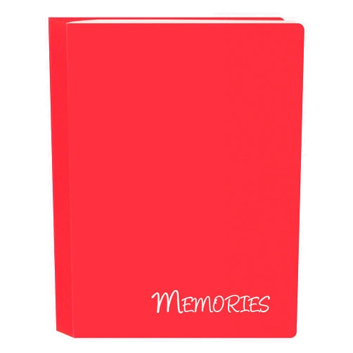 Pioneer Photo Albums I-46M/RD 36 Pockets Hold Memories Mini Photo Album, Red, 4