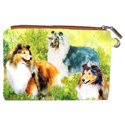 Ruth Maystead SHETLAND SHEEPDOG Zippered Pouch