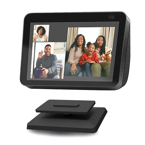 AutoSonic Stand Compatible with Echo Show 8 Smart Display (1st Gen and 2nd Gen) | Swivel and Tilt to Improve Viewing Angle | Magnet Built-in | Black