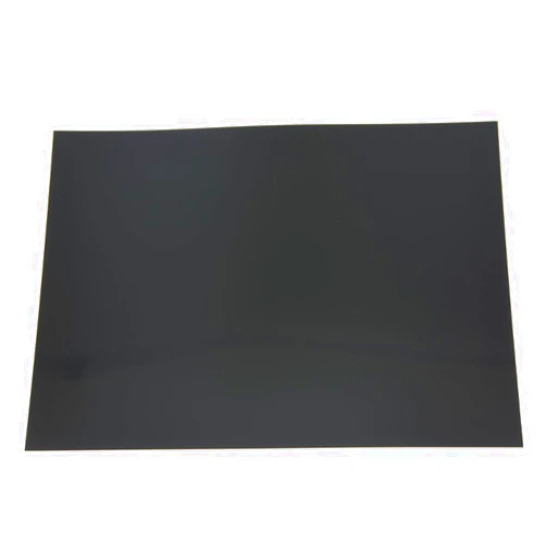 KAISH 25x20cm Acoustic Guitar Self Adhesive Scratch Plate Sheet Pickguard Material Sheet Black