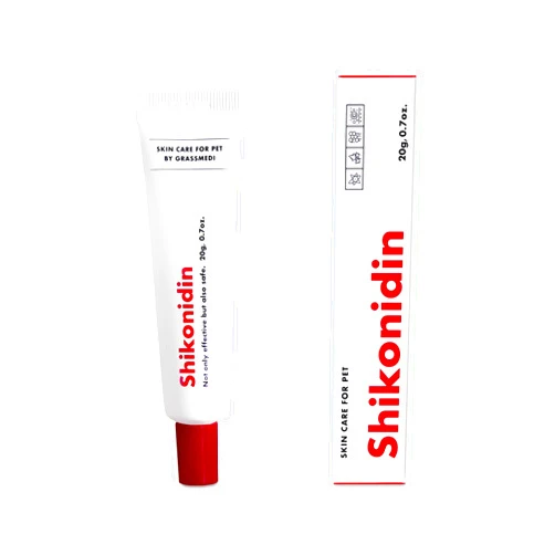 JAYU PET Shikonidin 0.7oz (20g) - Dog Paw & Skin Cream Lotion for Moisturizing Dry Pad, Soothing Nose, and Itchy Skin Care