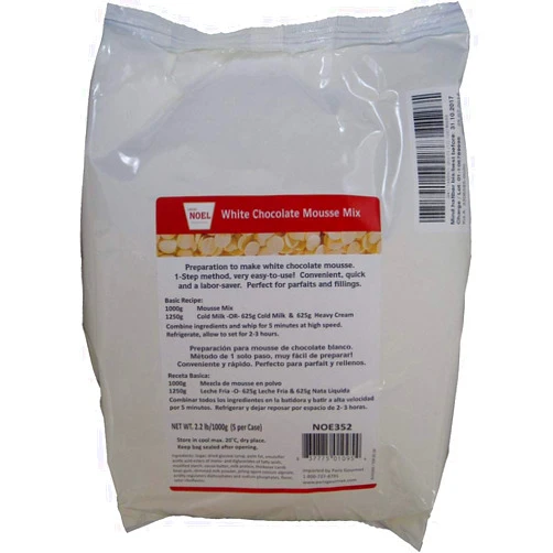 Cacao Noel White Chocolate Mousse Mix 2.2 Lbs