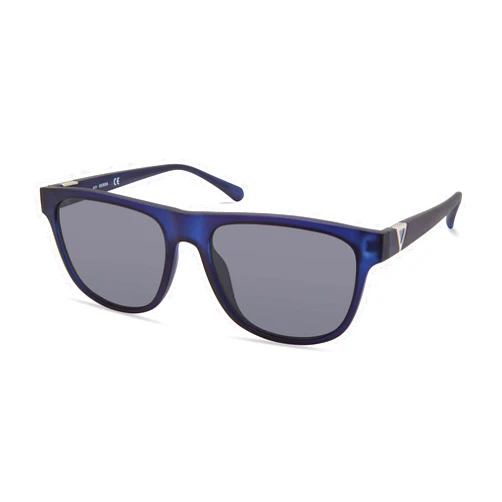 GUESS mens Rounded Bottom Square Sunglasses Square Sunglasses