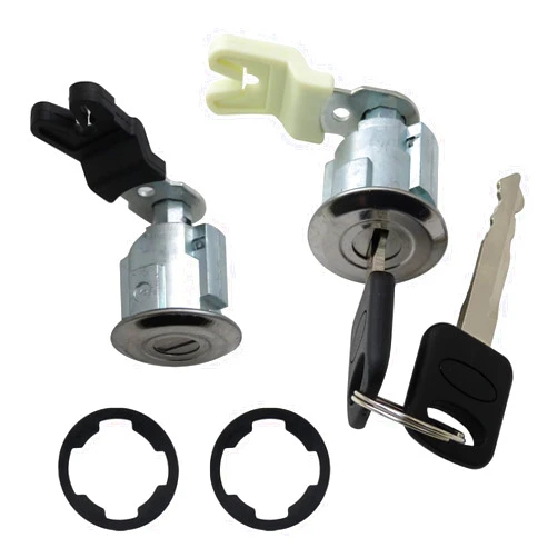 Misimain New Door Lock and Key Ignition Cylinder Set F87Z7821990BA Compatible with 1997-02 Ford E250 Econoline