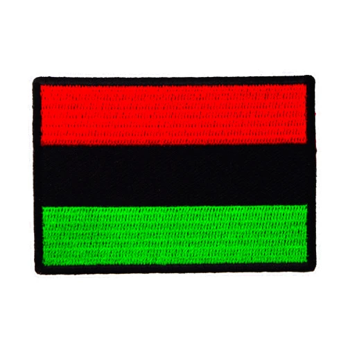 IVan Pan Africa Flag Colors Iron or Sew on Embroidered Patch IVANP1524 F4D24H
