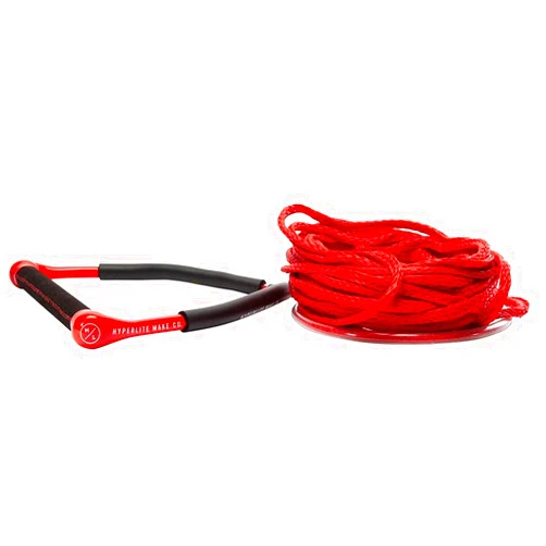 Hyperlite CG Wakeboard Handle W/Poly E Mainline Red 60Ft