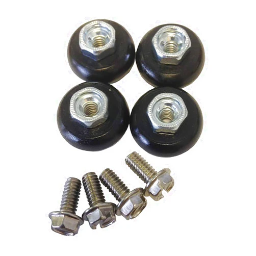 Gordon Glass Co. 4-Pack Sliding Shower Door and Tub Rollers, 3/4 inch Roller diameter, for The replacement of Sliding Glass Shower Door Rollers Runners Wheels, Ultra Quiet Ball Bearing, Threaded Hex Hub