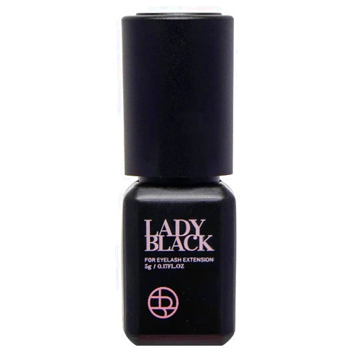 Eyesy Lash Lady Black Eyelash Extension Glue 5ml 3-4s Drying Time 5-6 Weeks Retention Sky Eyelash Glue Black Lash Glue for Eyelash Extensions Pegamento De Pestañas (PROFESSIONAL USE ONLY)