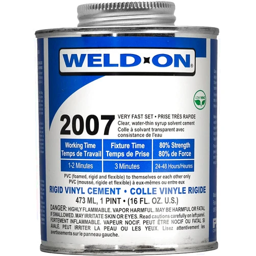 Plastic-Craft SCIGRIP IPS Weld-On #2007 Adhesive (Pint) with Applicator Bottle and Needle