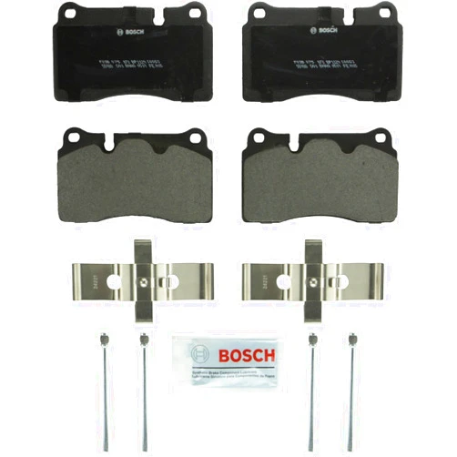 BOSCH BP1129 QuietCast Premium Semi-Metallic Disc Brake Pad Set - Compatible With Select Chevrolet Corvette; Ferrari California; Volkswagen Touareg