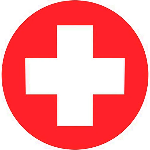 Sticker Tiger Round Circular Medical Cross Vinyl Sticker Decal Auto Car Truck Wall Laptop 4
