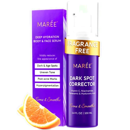 MAREE Dark Spot Remover for Face and Body – Dark Spot Corrector Serum – Hyperpigmentation, Melasma, Sun & Age Spots – Black & Brown Spot Remover for Women – Crema para Manchas Oscuras en la Cara
