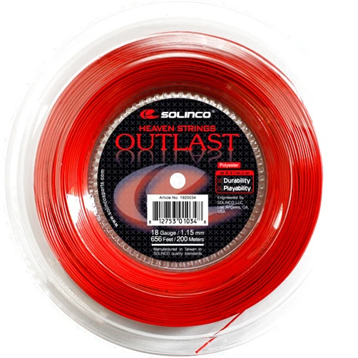Solinco Outlast 17G 1.20MM Reel Tennis String