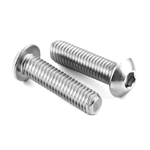 MewuDecor M8-1.25 x 55mm Button Head Socket Cap Screws Bolts, Stainless Steel 18-8 (304), Full Thread, Bright Finish, Quantity 10