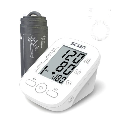 Scian Blood Pressure Monitor Upper Arm for Home Use, Automatic Blood Pressure Arm Cuff with Large Cuff 8.7