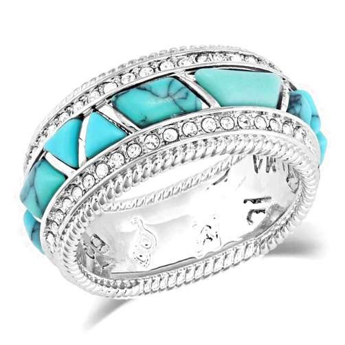 Montana Silversmiths Ring Womens High Noon Cobblestone 8 RG5481TQ