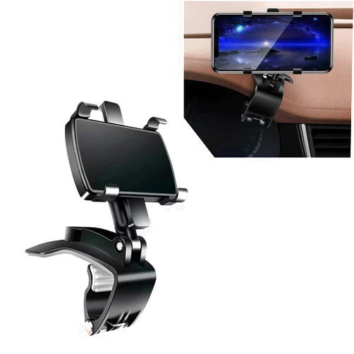 Sinytuto Pack-1 Car Dashboard Phone Holder, Snap-on Navigation Mount, Multi-Functional Automobile Interior Supplies, for Most Cars, Trucks and Vans (Black)