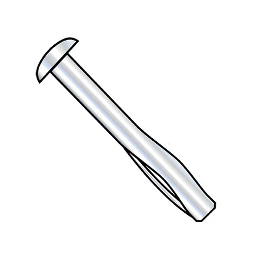 Korpek.com 1/4X1 1/4 Round Head Split Drive Anchor Zinc (Pack Qty 100) BC-1420ADSPR by Korpek