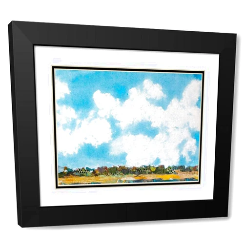 ArtDirect Skys the Limit II 18x13 Black Modern Wood Framed with Double Matting Museum Art Print by St. Hilaire, Elizabeth