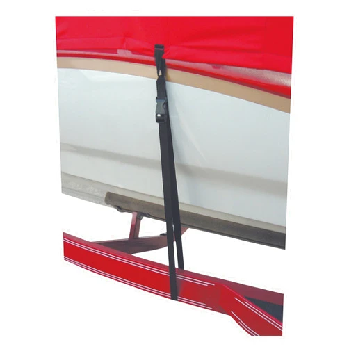 BoatBuckle Snap-Lock Boat Cover Tie-Down, (6-Pack), 1-Inch x 4-Feet