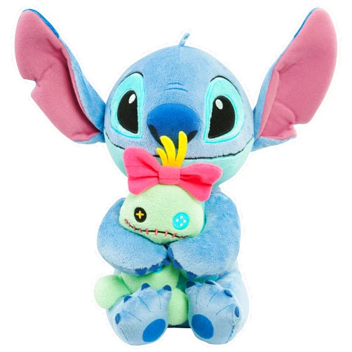Just Play Disney Classics Lil Friends Stitch and Scrump Plush Stuffed Animal, Kids Toys for Ages 2 Up by Just Play