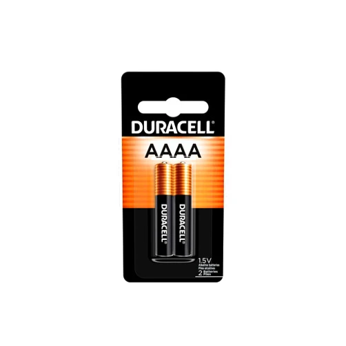 Duracell AAAA 1.5V Ultra Photo Alkaline Batteries, 2 Count Pack, AAAA 1.5 Volt Alkaline Battery, Long-Lasting for Cameras, Glucose and Blood Monitors, and More