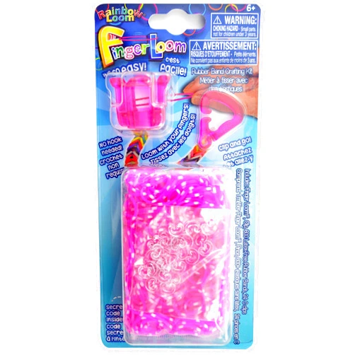 Rainbow Loom Official Finger Loom - Pink