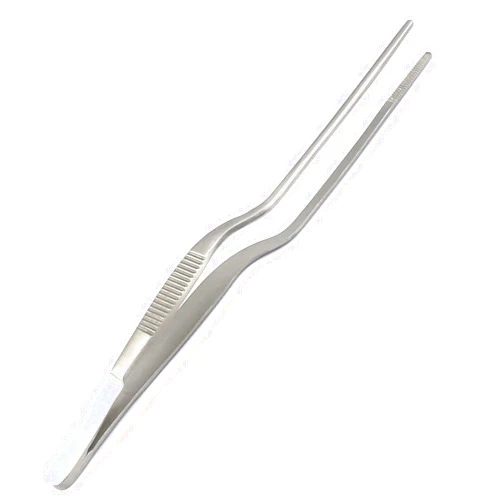 AAProTools Adson Bayonet Forceps 16 cm Dressing Serrated 1.7 cm Tip Instruments